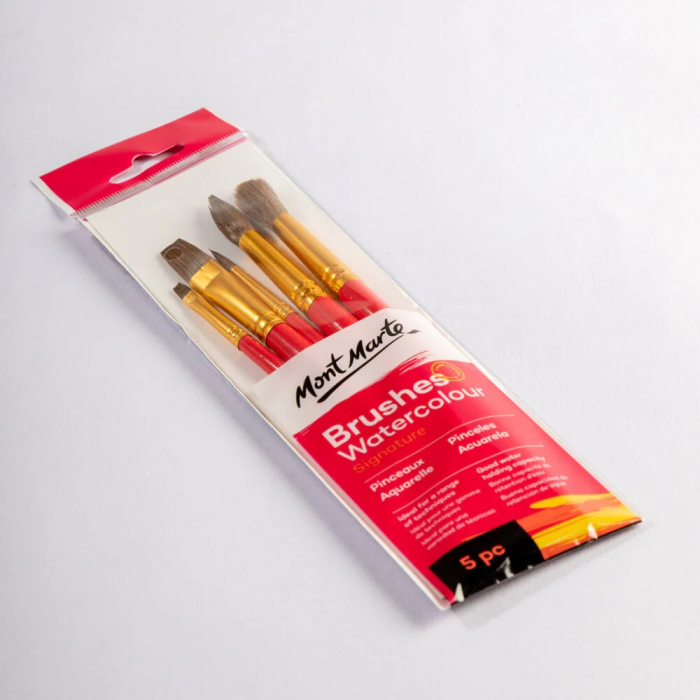 BMHS0027 Pensule Gallery Watercolour Mont Marte 5/set [3]