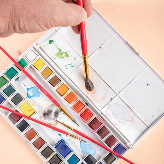 BMHS0028 Pensule Gallery Watercolour Mont Marte 4/set [5]