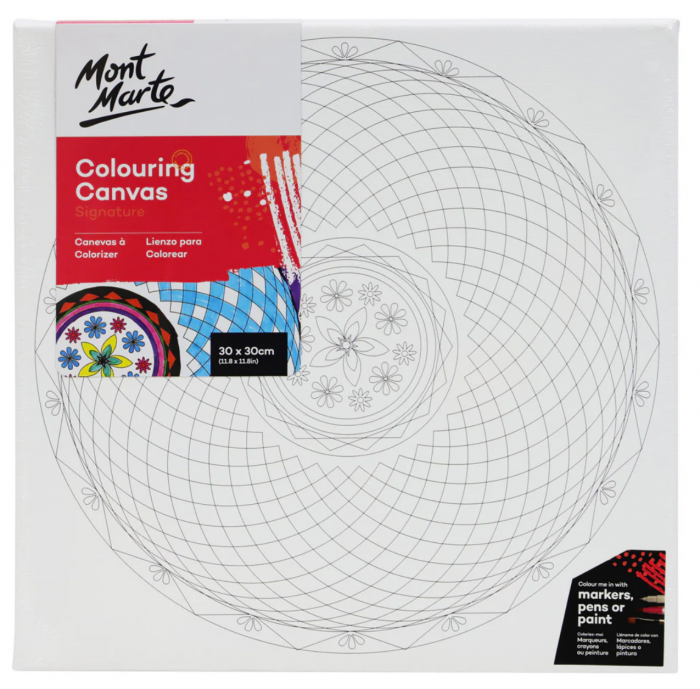 CACL3030B Pânză model Mont Marte Mandala 30X30 [4]