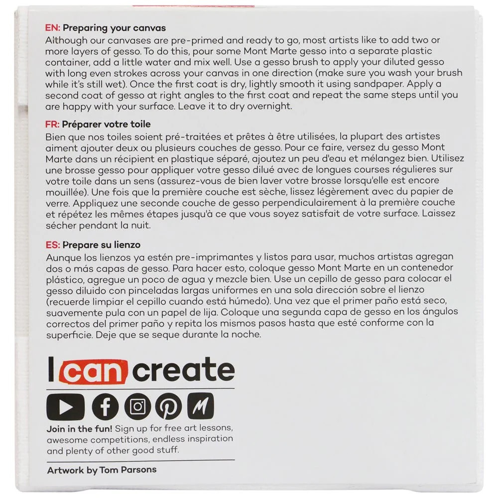 Canvas Mont Marte 10x10cm [2]