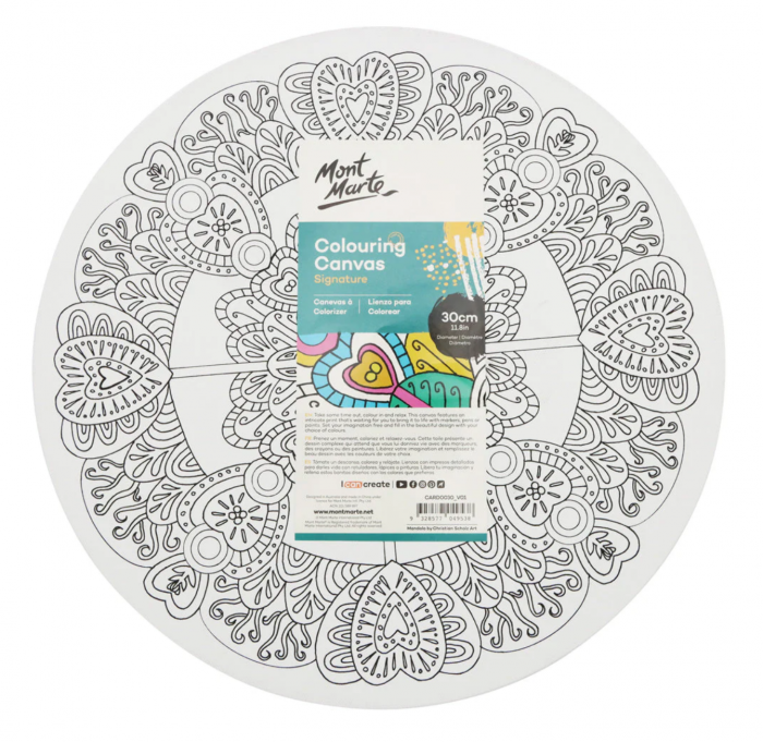 CARD0030 Pânză model Mont Marte Mandala 30cm [3]