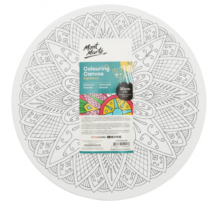 CARD0030 Pânză model Mont Marte Mandala 30cm [4]