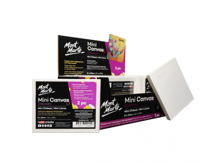 CAXX0810 Mini Canvas Mont Marte 8x10cm 2buc/set [2]