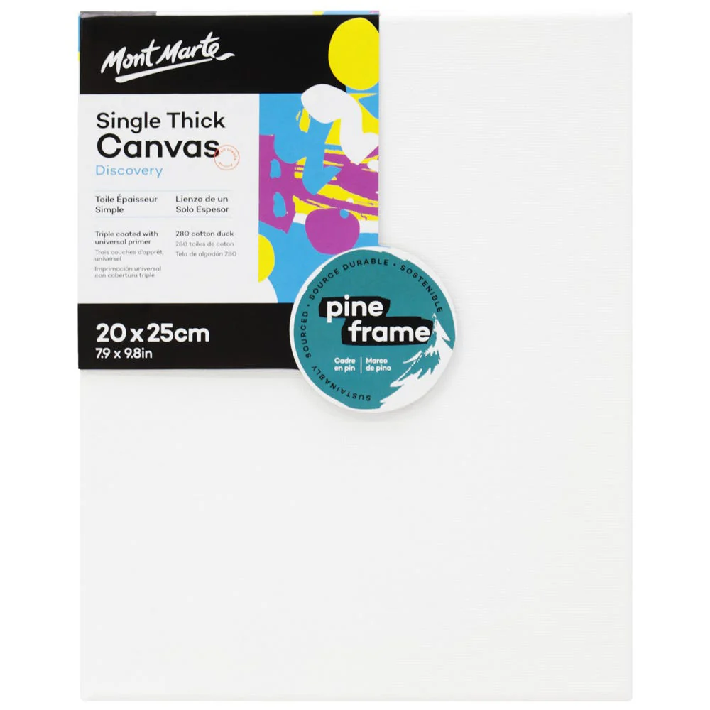 CDDS2025 Pânză șasiu densitate simplă Mont Marte Discovery 20 x 25cm [1]