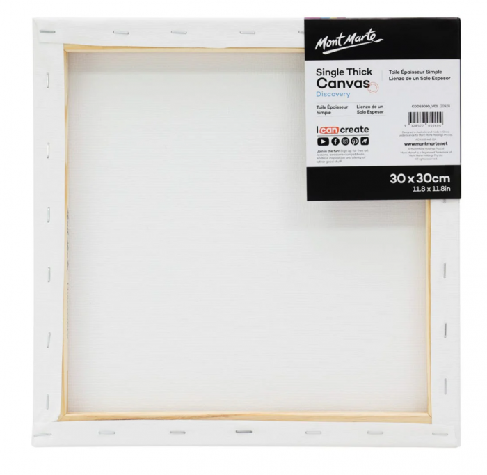 CDDS3030 Pânză șasiu densitate simplă Mont Marte Discovery 30 x 30cm [2]