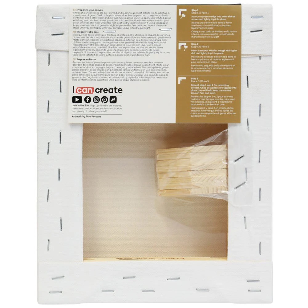 Canvas Double Mont Marte 20.3x25.4cm [2]