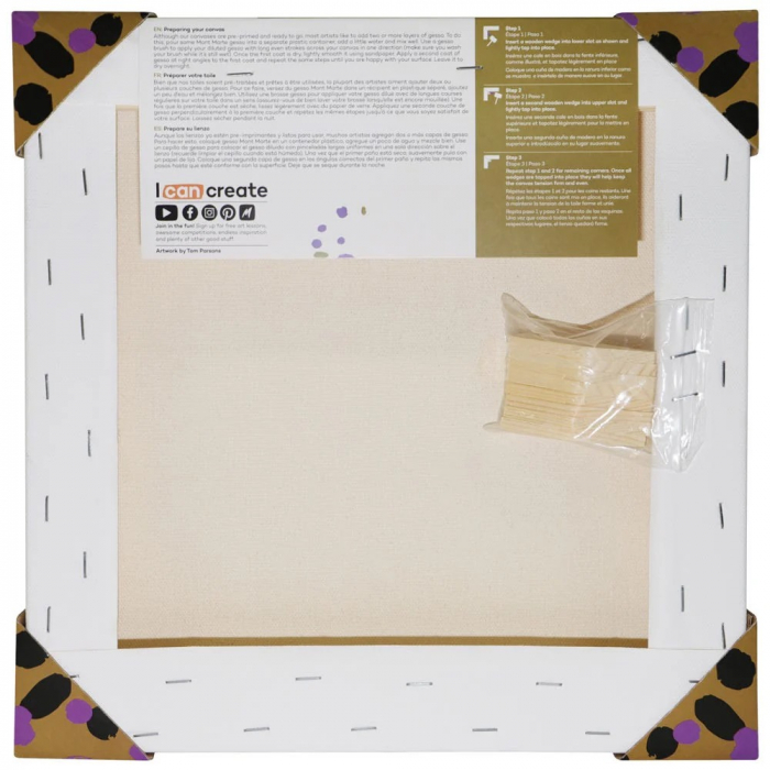 CMMD3030 Pânzǎ şasiu pin densitate dublǎ Mont Marte 30.5x30.5cm [2]
