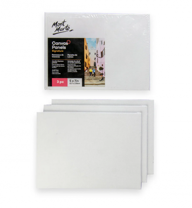Canvas Mont Marte 12.7x17.8cm - 3buc/set [2]
