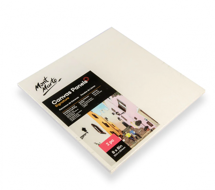 CMPL2020 Canvas Mont Marte 20.4x20.4cm caserat 2/set [5]