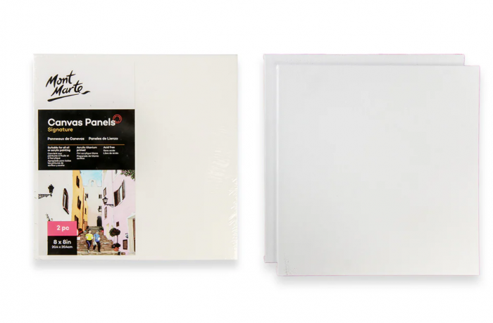 CMPL2020 Canvas Mont Marte 20.4x20.4cm caserat 2/set [3]