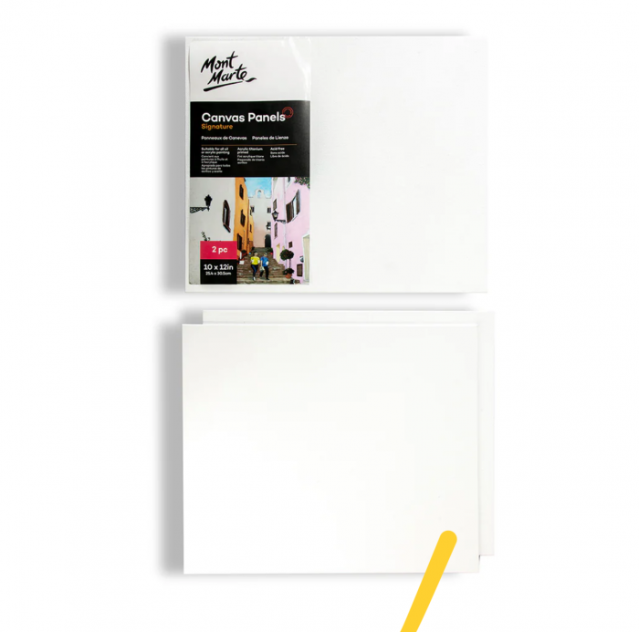 CMPL2530 Canvas 25.4x30.5cm caserat 2/set Mont Marte [4]