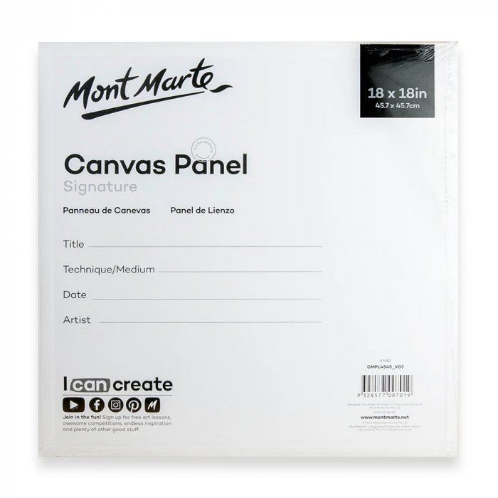 CMPL4545 Canvas caserat Mont Marte 45.7x45.7cm [3]