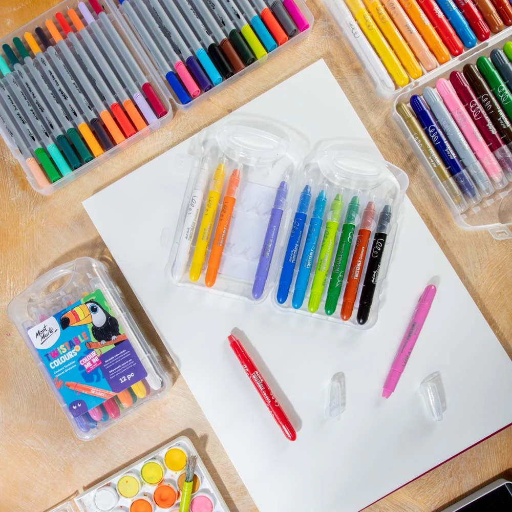 Creioane retractabile Mont Marte 12buc [7]