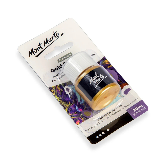 Foita metalica lichida 20 ml Mont Marte - Gold [3]