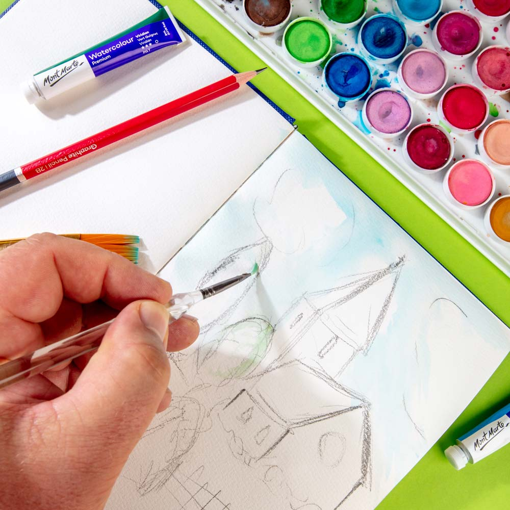 Jurnal calatorie acuarela A5 Mont Marte 200gr 30 coli [3]