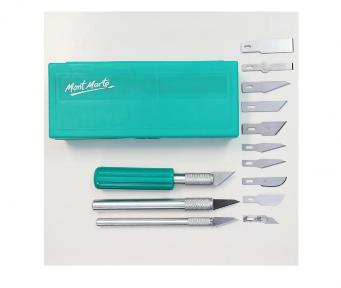 MACR0004 Cuțit HOBBY Mont Marte lamă SK5 13/set [3]