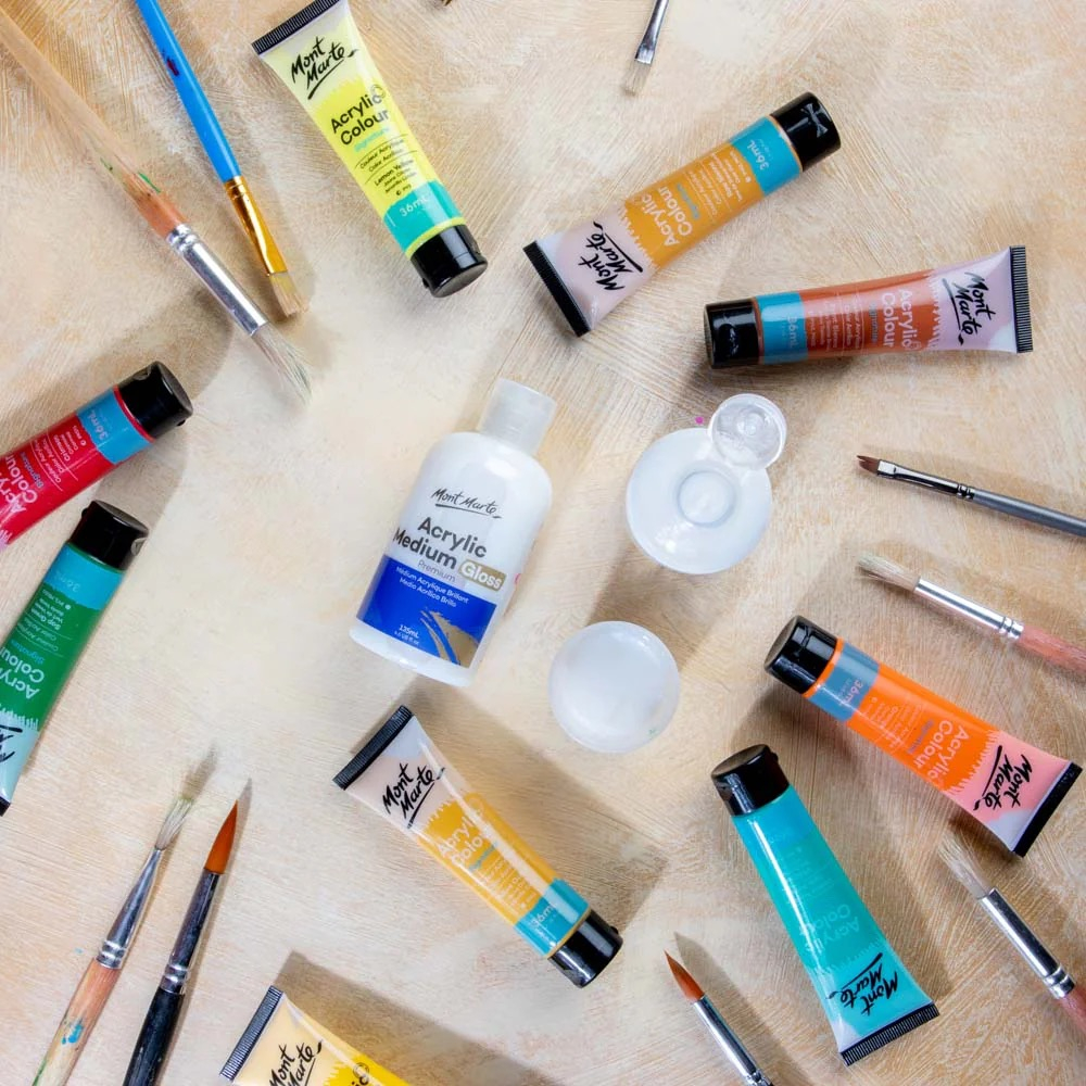 Medium Acrylic gloss Mont Marte 135ml [9]