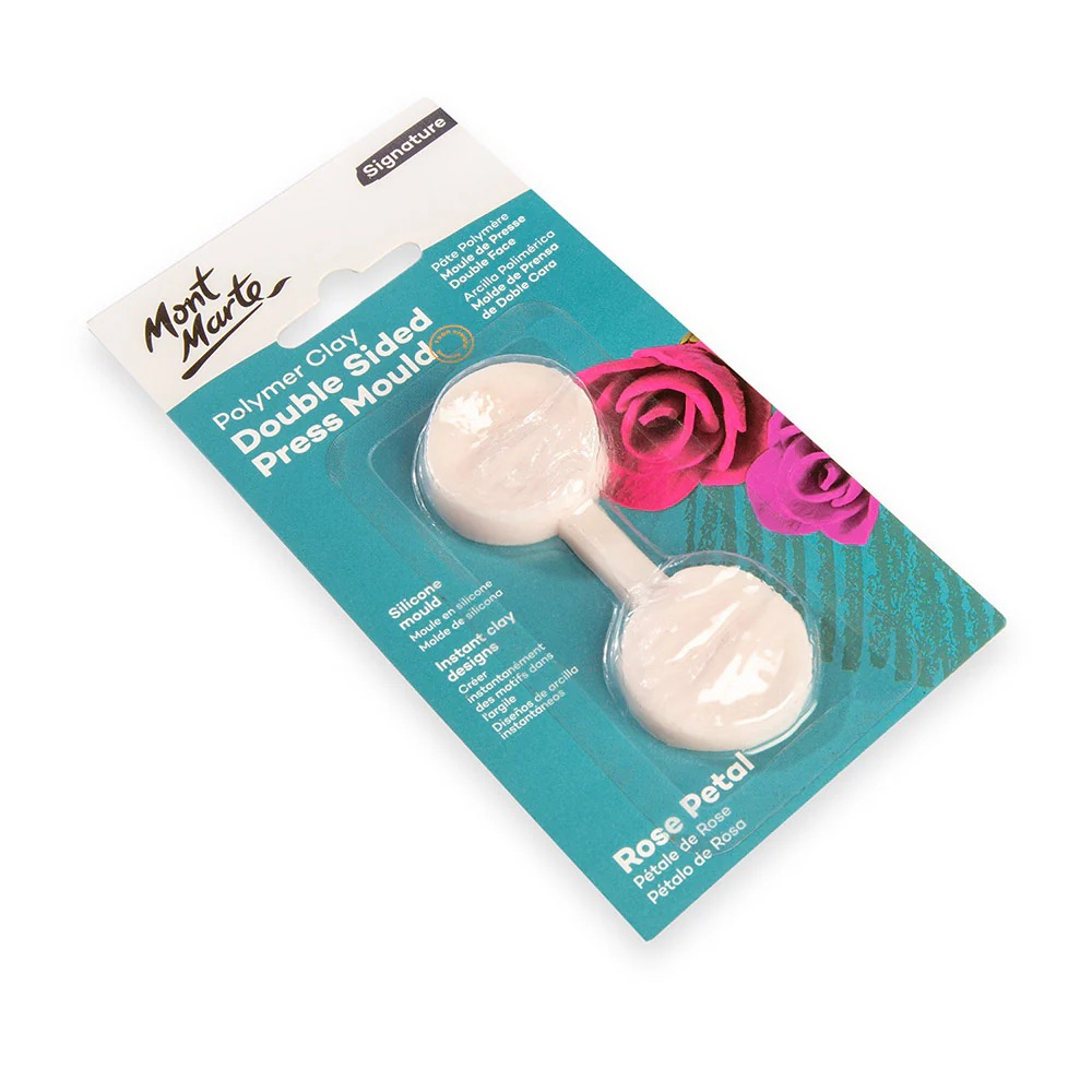 Matrita de presat dublu pentru lut polimeric Mont Marte - Rose Petal [3]