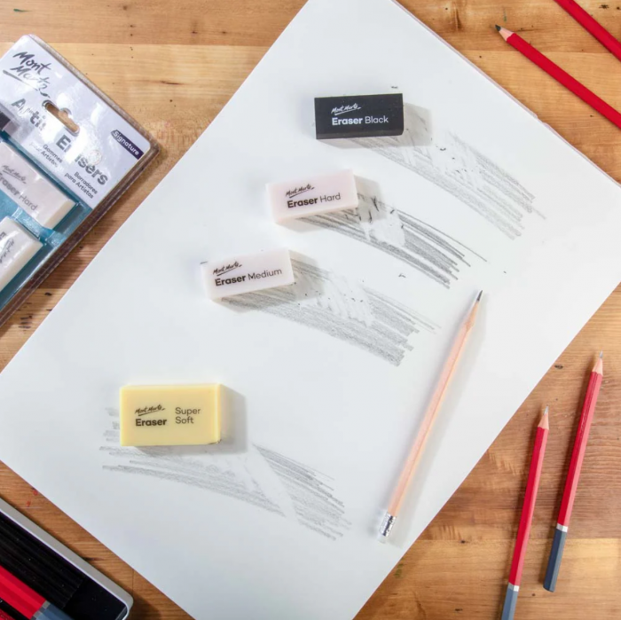 MAXX0005 Radieră Mont Marte Artist 4/set [4]