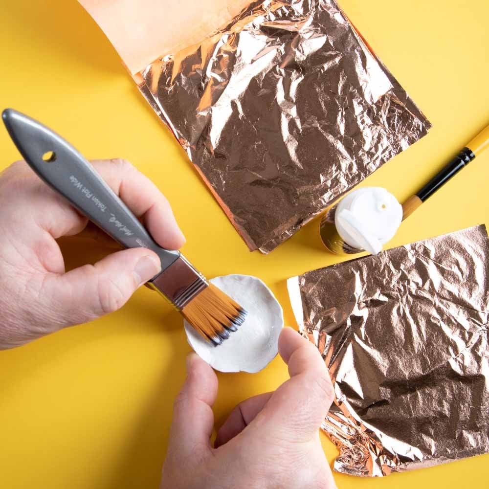 Imitatie foita Mont Marte 14x14cm 25 coli - Copper [5]