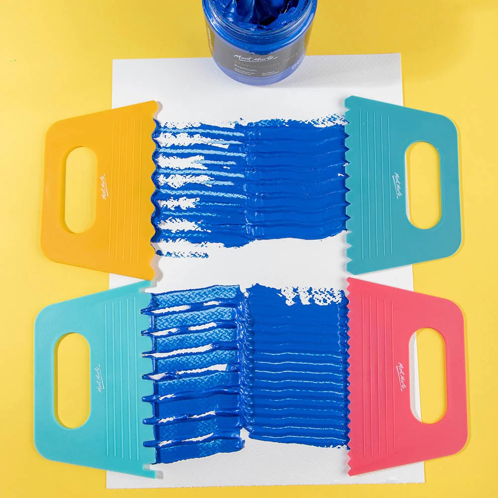 Spaclu textura Mont Marte 4buc/set [7]