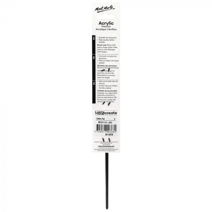 MCG0104 Pensula Mont Marte taklon plata pǎr lung 6 [2]