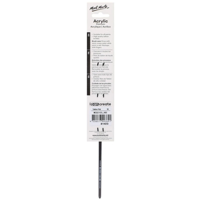 MCG0105 Pensulǎ Mont Marte Taklon platǎ pǎr lung 10 [2]
