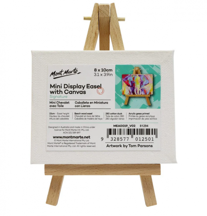 MEA0019 Șevalet de masă și canvas Mont Marte 8x10cm [3]