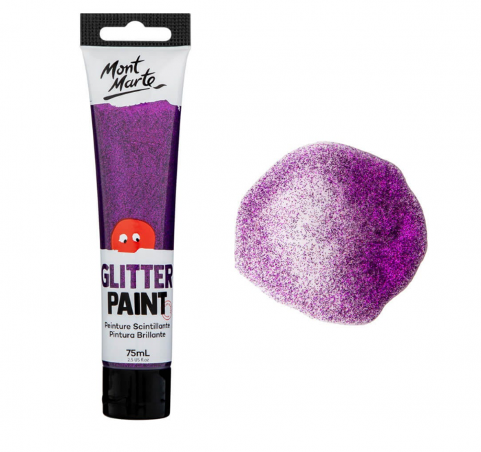 MKGL0007 Vopsea cu sclipici 75ml Mont Marte - Purple [6]