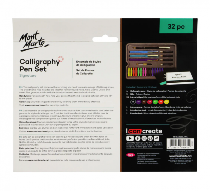 MMCA0003 Set caligrafie Mont Marte 33 buc/set [5]