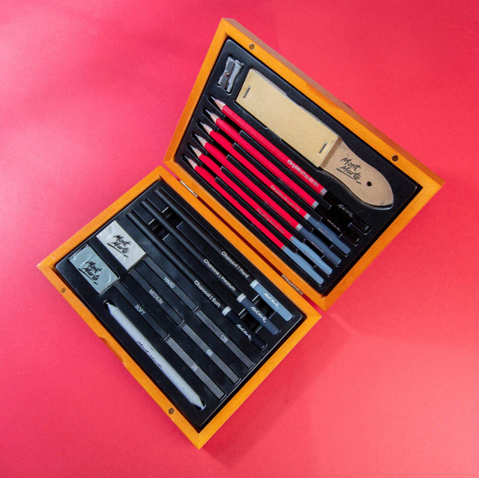 Set schite in cutie lemn Mont Marte 20buc [2]