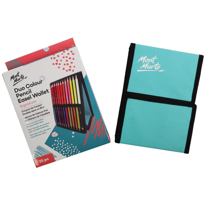 MMGS0027 Creioane colorate duo în penar șevalet Mont Marte - 25buc [5]