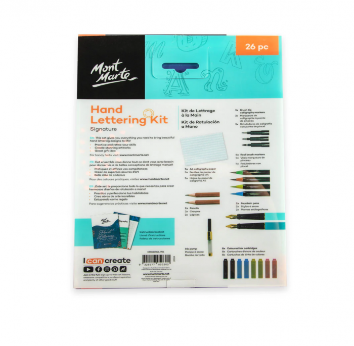 MMGS0042 Kit caligrafie Mont Marte 26buc [7]