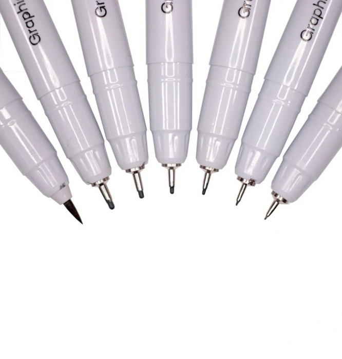 MMPM0025 Finelinere grafice Mont Marte 7buc/set [7]