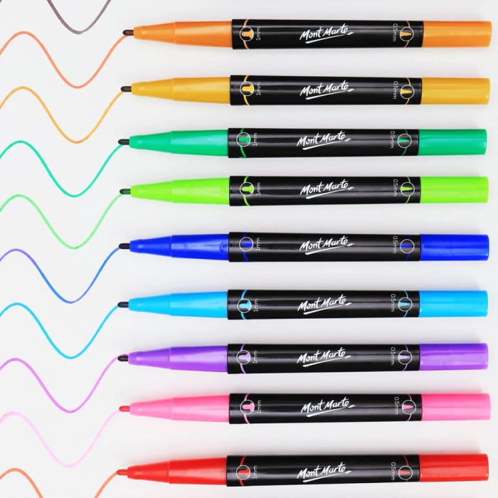 MMPM0040 Markere alcool duo vârf fin Art Mont Marte 12buc [6]