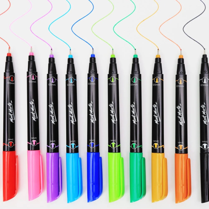 MMPM0040 Markere alcool duo vârf fin Art Mont Marte 12buc [7]