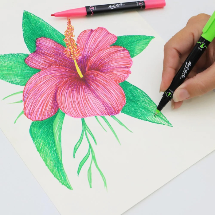 MMPM0040 Markere alcool duo vârf fin Art Mont Marte 12buc [8]