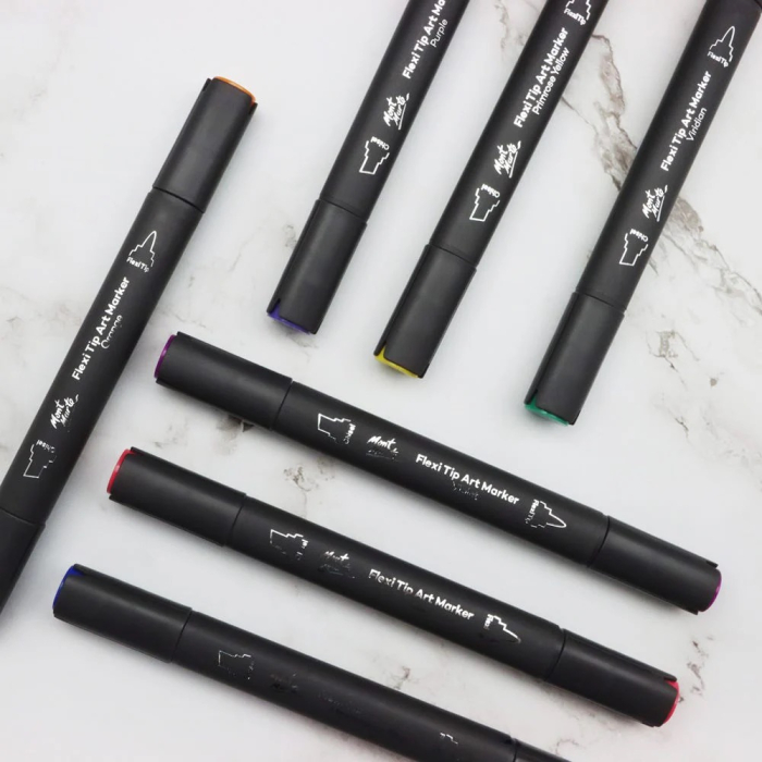 MMPM0050 Markere alcool vârf flexibil Mont Marte 7buc [7]