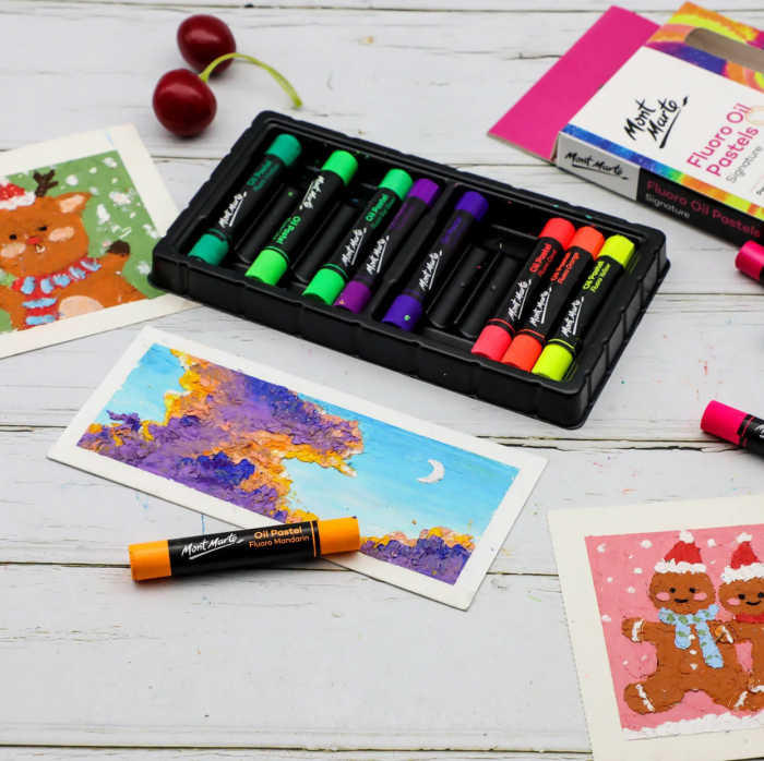 MMPT0036 Set pastel uleios fluoro Mont Marte 12 buc [5]
