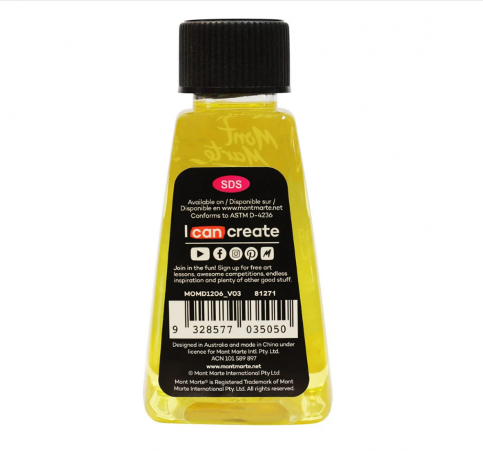 MOMD1206 Ulei de in rafinat pentru pictură Mont Marte 125ml [3]