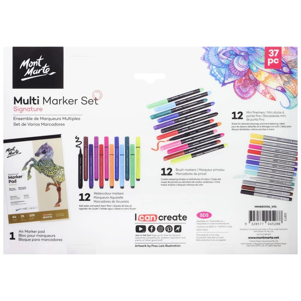 Multi marker Mont Marte set 37buc [2]