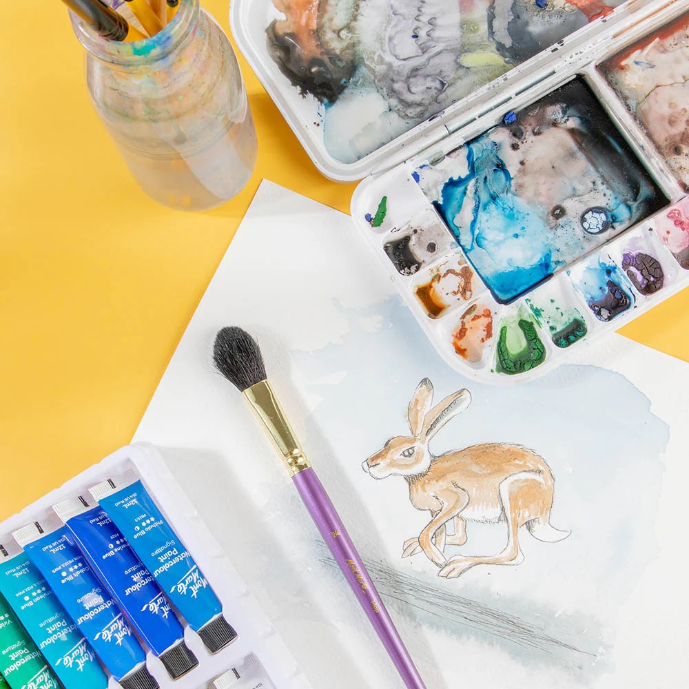 Pensula Artist Watercolour Mont Marte  Mop 24 [8]