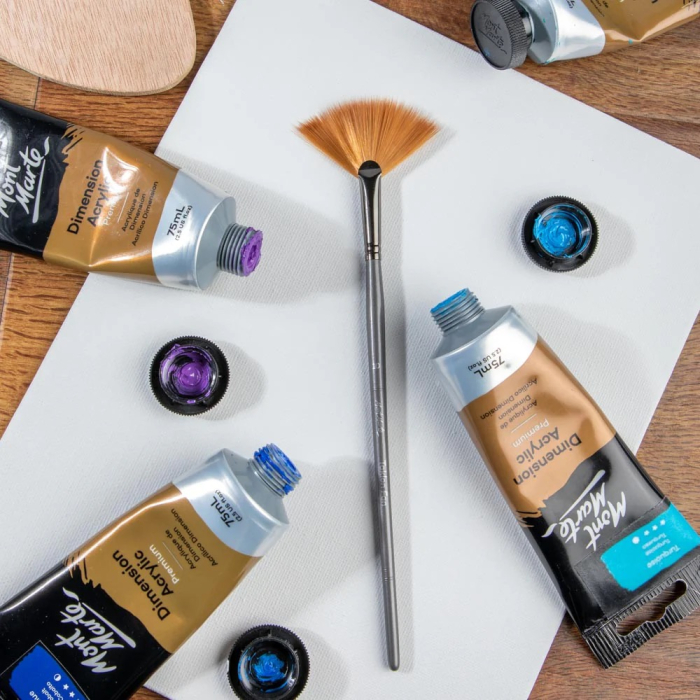 MPB0047 Pensula taklon evantai Mont Marte 10 [7]