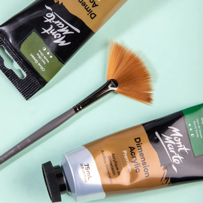 MPB0047 Pensula taklon evantai Mont Marte 10 [2]