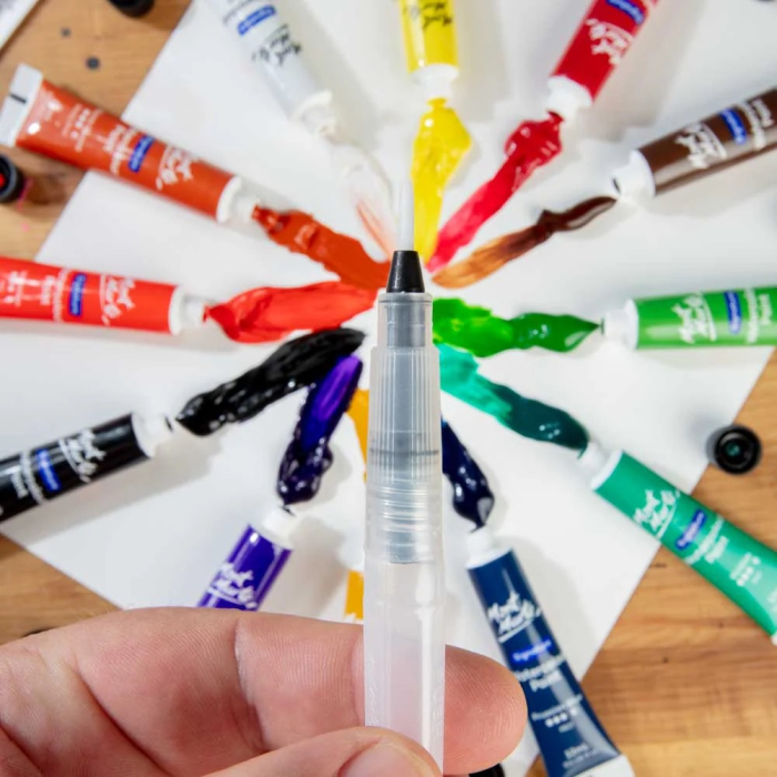 MPB0095 Pensula Mont Marte pentru apa, varf subtire [6]