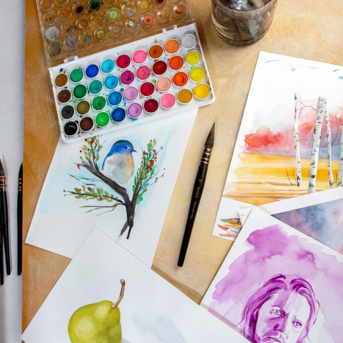 MPB0194 Pensulǎ mop acuarele Mont Marte - 14 [8]