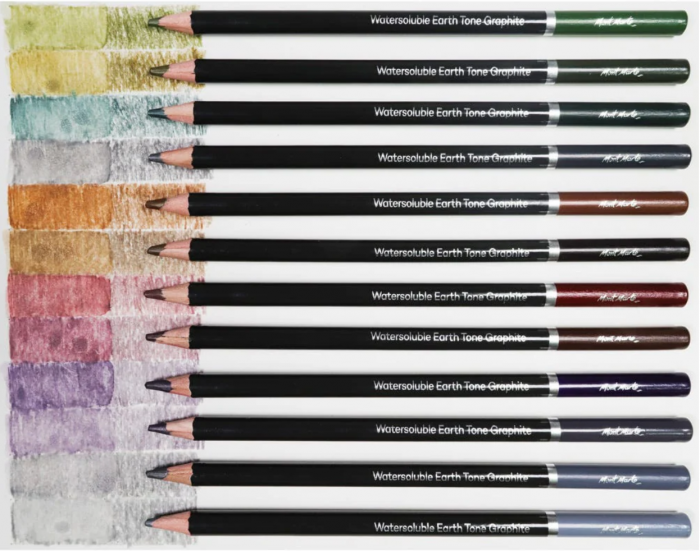 MPN0117 Grafit color acuarelabil nuanțe natur Mont Marte 12buc [2]