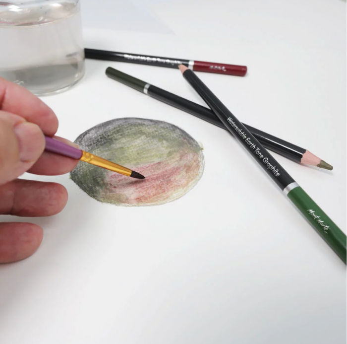 MPN0117 Grafit color acuarelabil nuanțe natur Mont Marte 12buc [3]