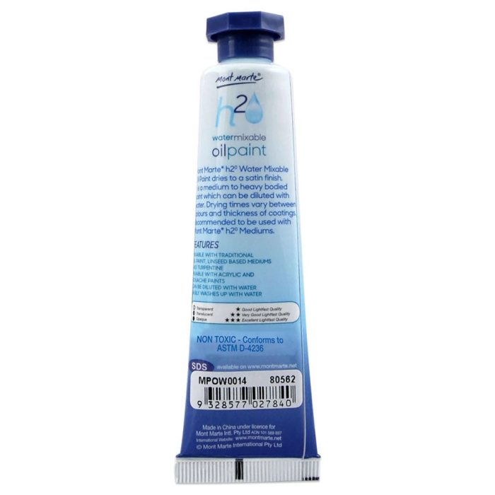 MPOW0014 Vopsea ulei mixabila cu apa Mont Marte 37 ml - Magenta [2]