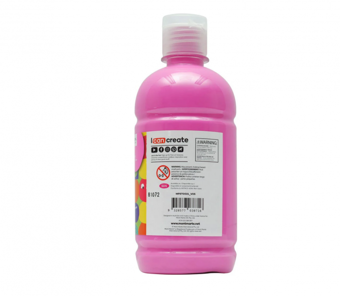 MPST0021 Vopsea Tempera Mont Marte  500ml - Pink [3]